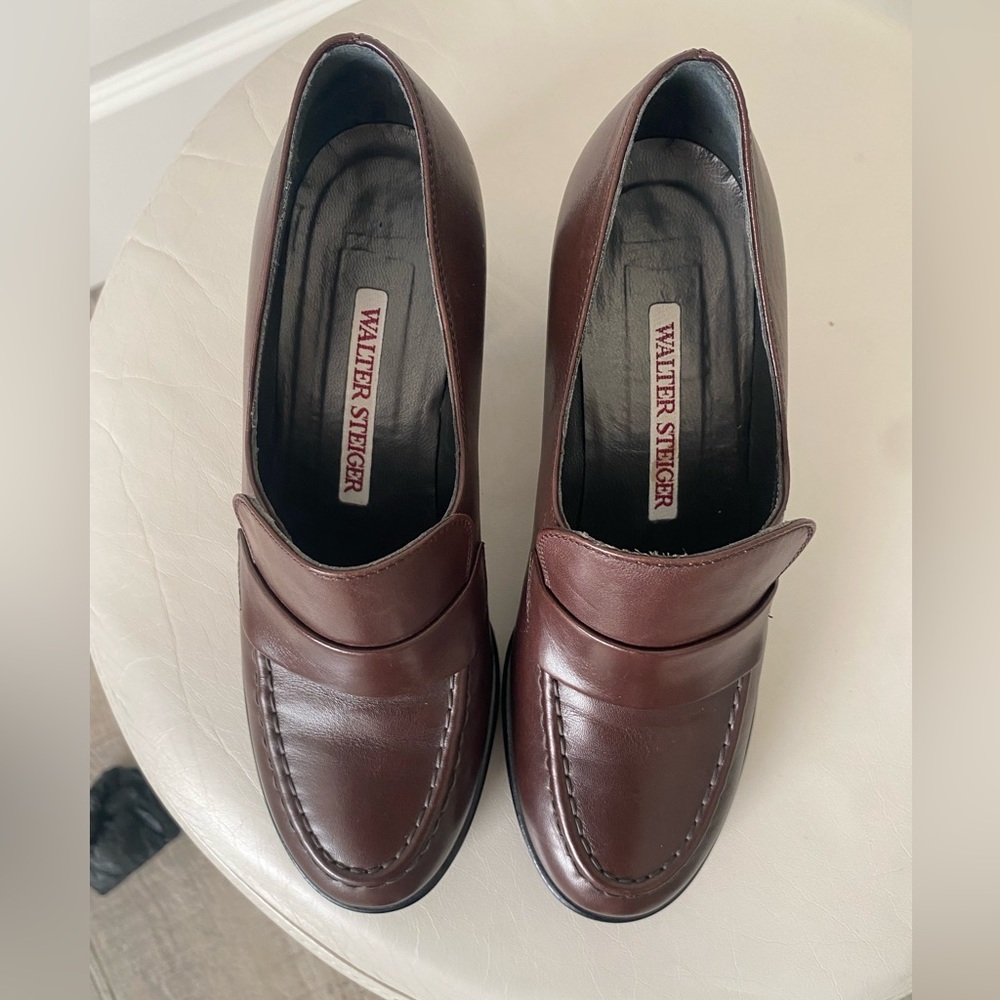 Walter Steiger Chunky Healed Loafers - Picture 3 of 8